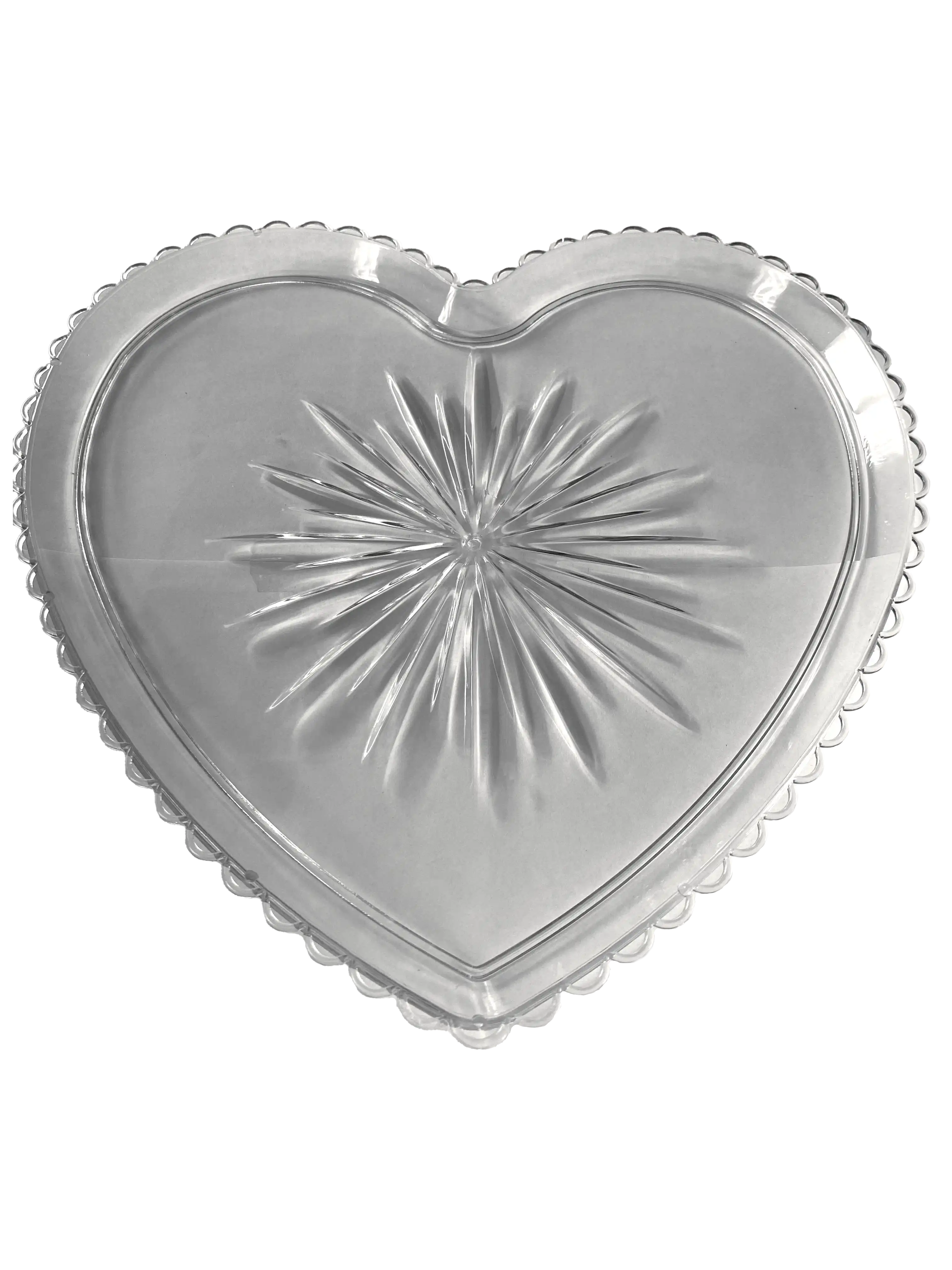 بشقاب شیرینی قلب خورشیدی